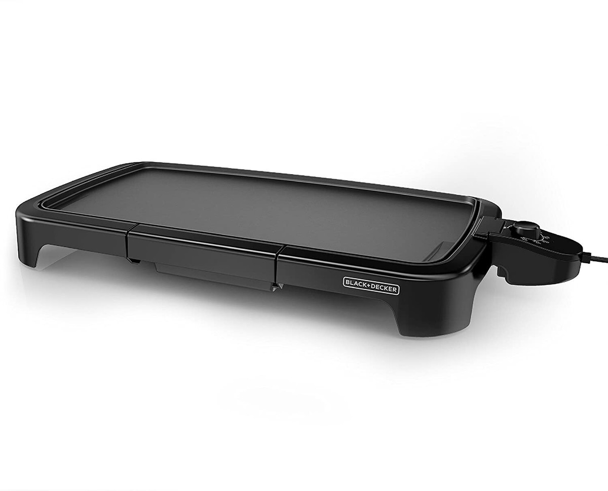 BRAND NEW! BLACK+DECKER GD2011B 8-SERVING FAMILY SIZED ELECTRIC GRIDDLE  BLACK