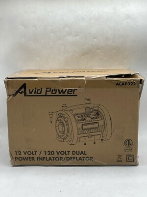 12V DC / 120V AC,AVID POWER Tire Inflator Portable Air Compressor