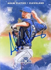 2017 Panini Diamond Kings #171 Adam Plutko Rookie Cleveland Indians SIGNED AUTO