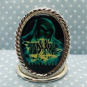 Phantoms Revenge Souvenir Silver Tone Metal Thimble - Kennywood Roller Coaster