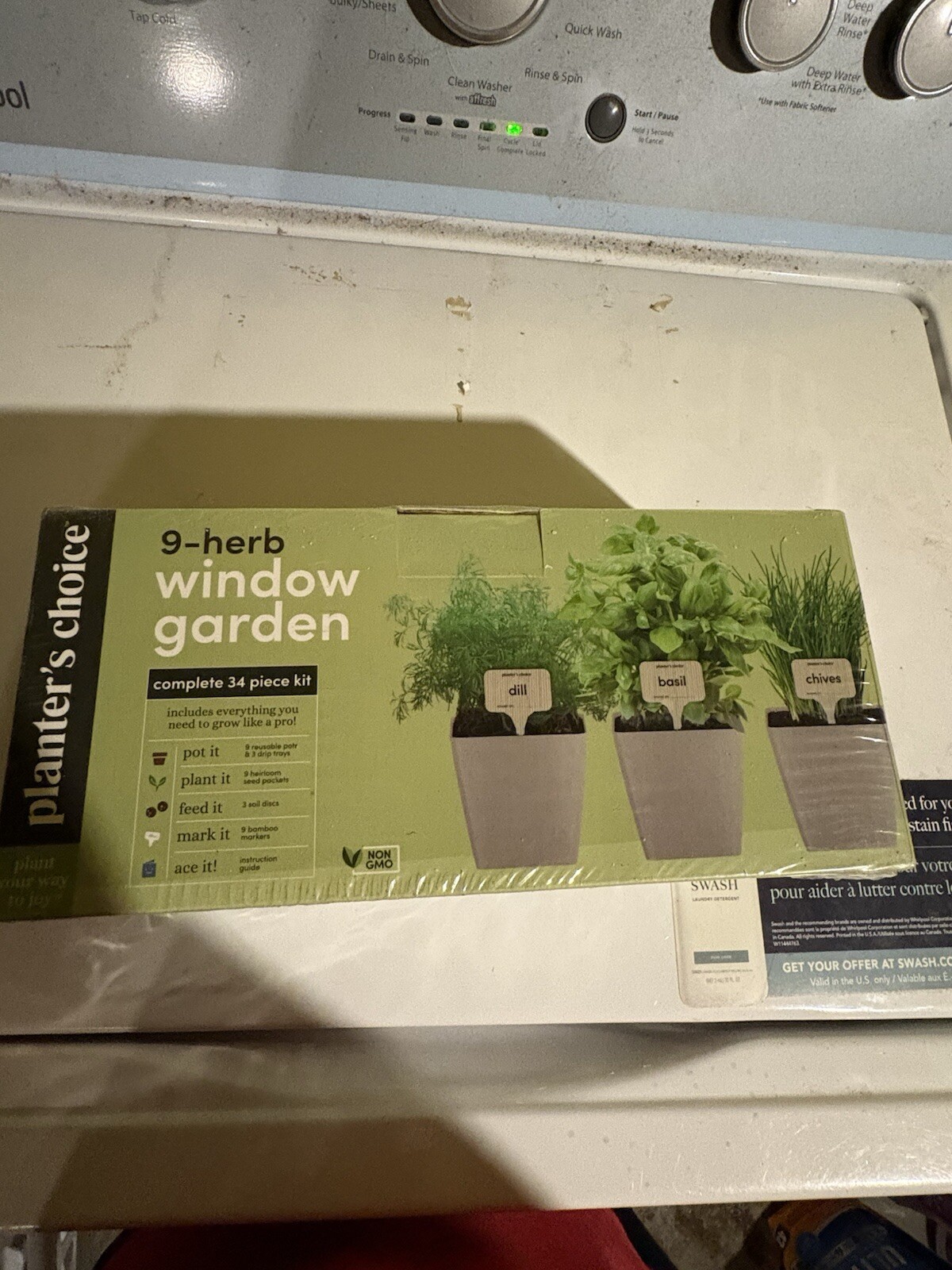 9 Herb Window Garden. New.