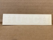 Hutch Vintage Bmx NOS Original Rub-On Decal White GT03431