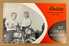 Original 1959 Indian Motorcycle Catalog New in Mint Condition Not a Reproduction