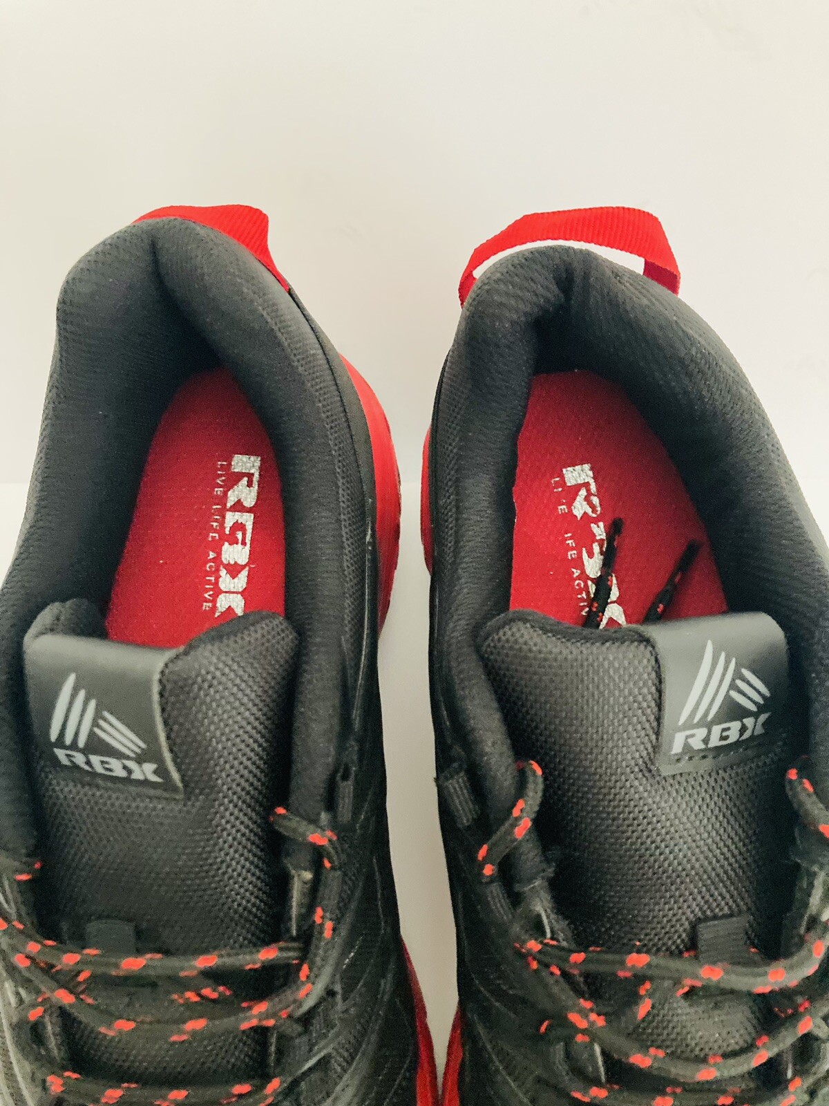 Reebok RBX Live Life Active Men's Shoes Black Red Sneakers Size 12 eBay