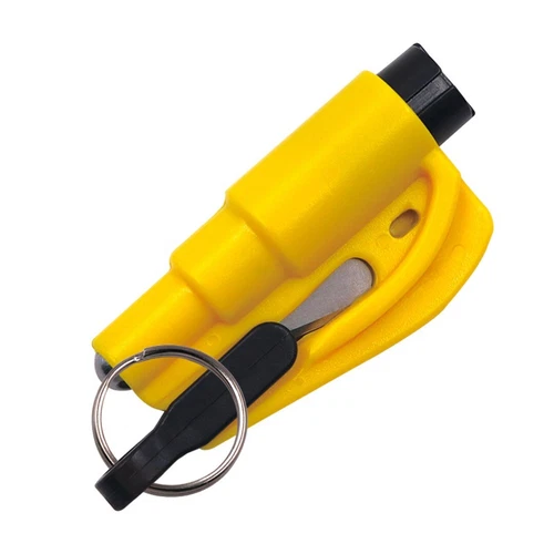 Emergency Escape Car Window Breaker Mini Hammer Keyring Seat Belt Cutter New uk - Picture 8 of 12