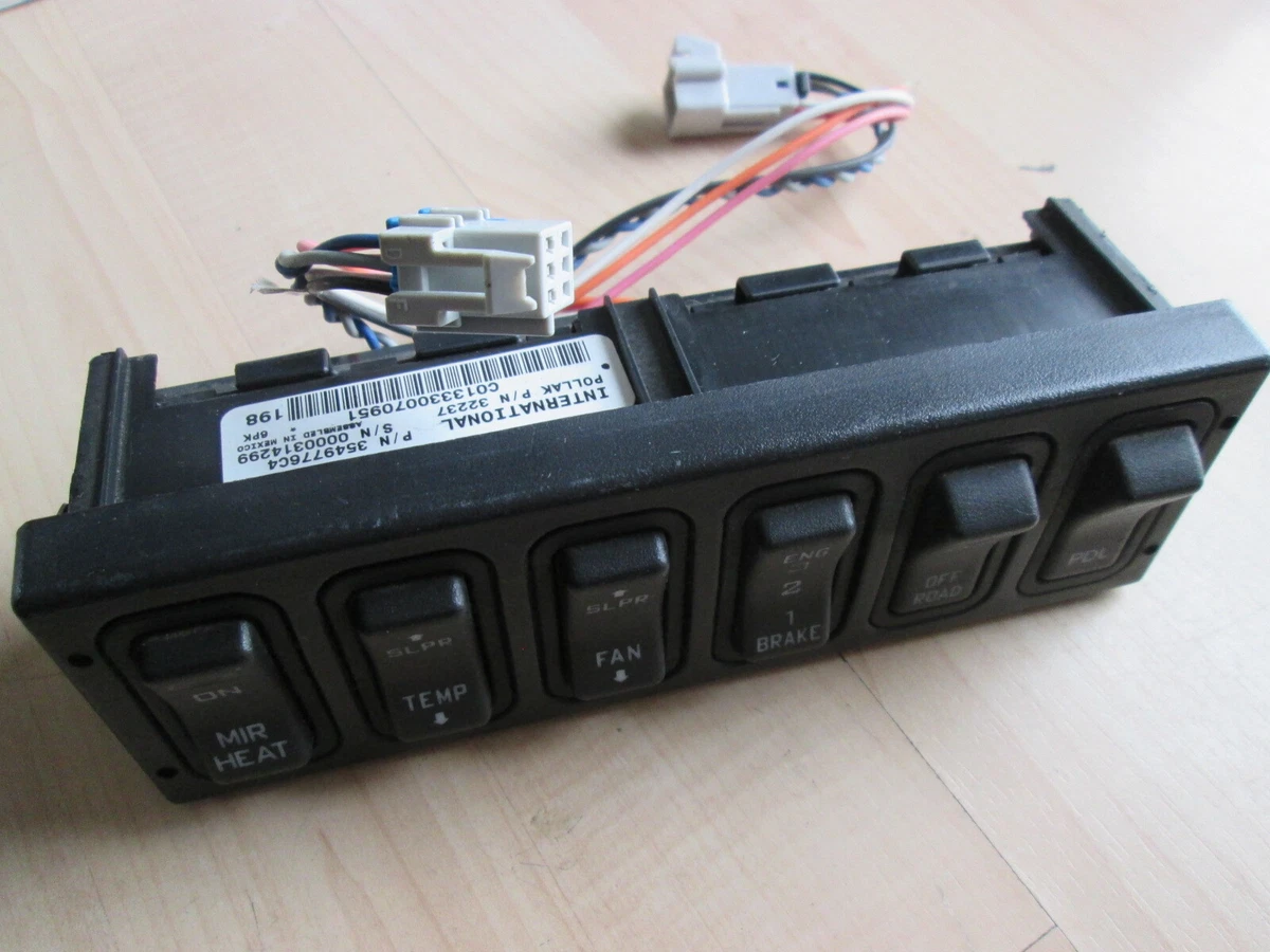 International Pollak 32237 3549776C4 Switch Console (6) Rocker  