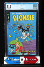 Blondie #166 ~ CGC 5.5 ~ cracked case (back, top, left) ~ King Comics (1966)