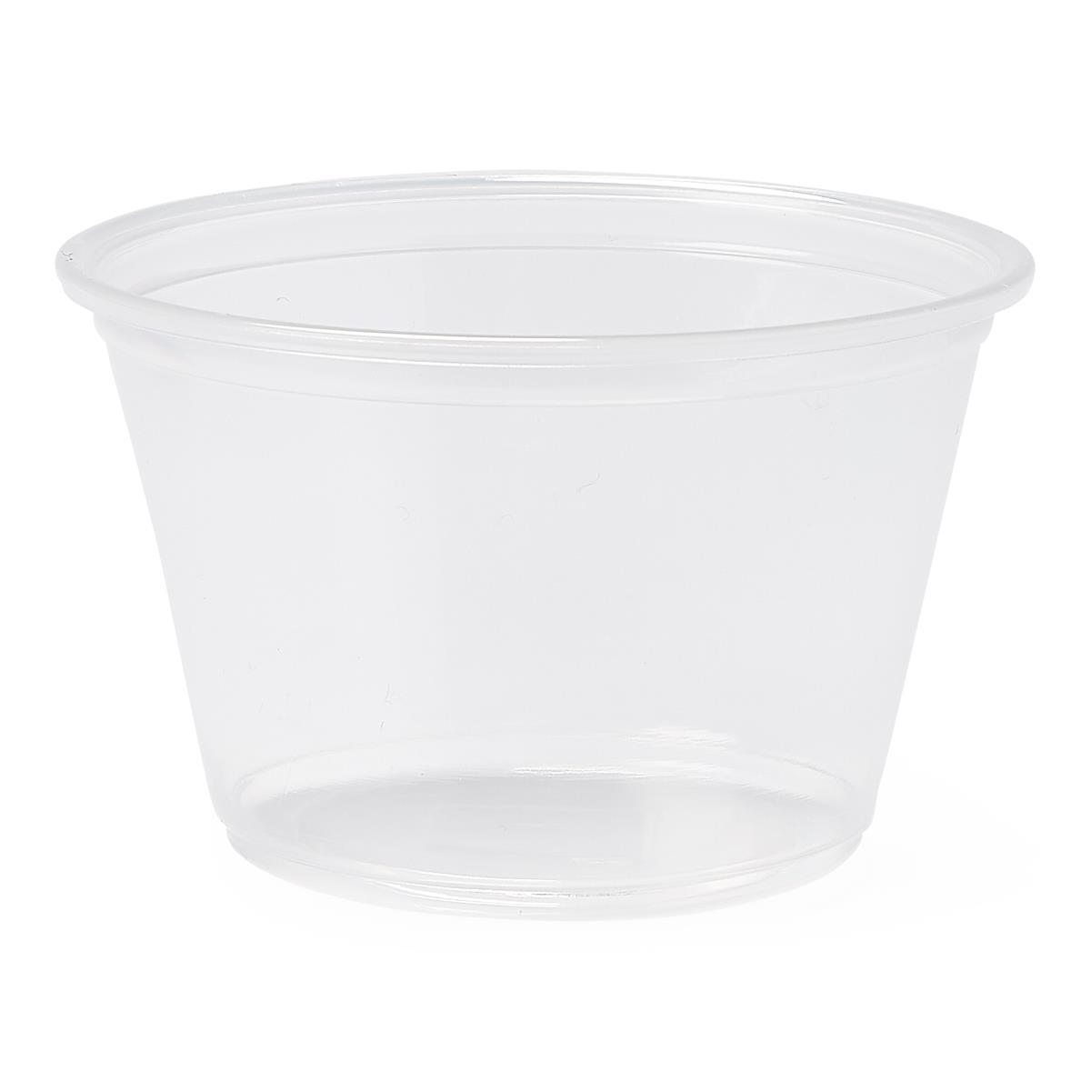 Clear Plastic Souffle Portion Cup, 2-Oz., Case of 2500