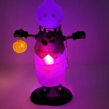 Halloween Spooky Ghost Light Up Figure w/Jack O Lantern Color changing Lamp