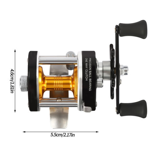 Conventional Reel Round Baitcasting Reel for Catfish Baitcasting Fishing Reel - Picture 2 of 18