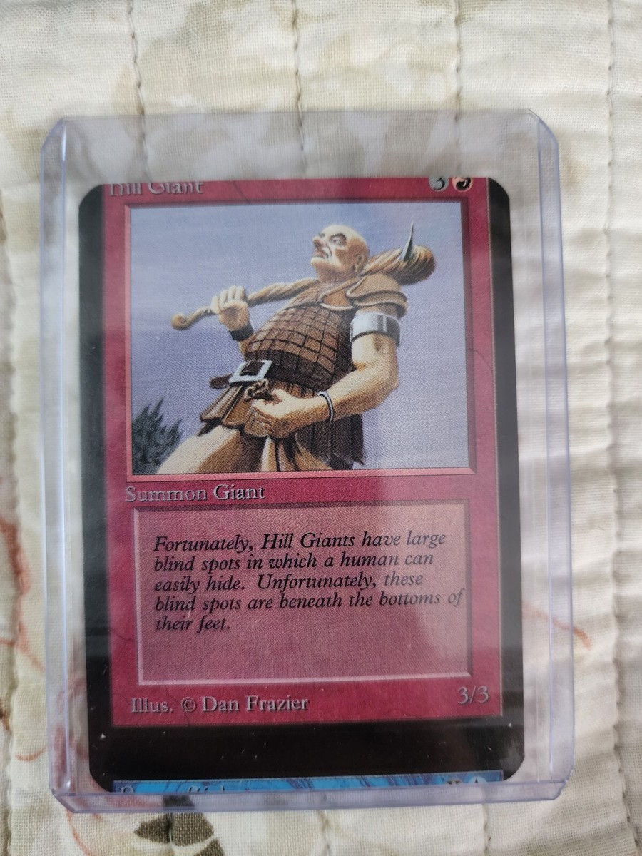 MTG Alpha hill giant misprint Miscut Error Magic the Gathering 1/1 RARE | eBay MTG Alpha hill giant misprint Miscut Error Magic the Gathering 1/1 RARE | eBay