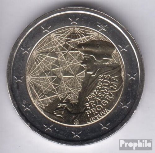 Münzen Litauen 2022 Stgl./unzirkuliert 2 Euro 35 Jahre Erasmus - Bild 1 von 1