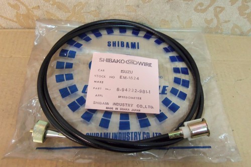 NOS ISUZU FASTER KB21 KB26 1983-on RHD SPEEDOMETER CABLE 8-94222-981-1 / EM-1624