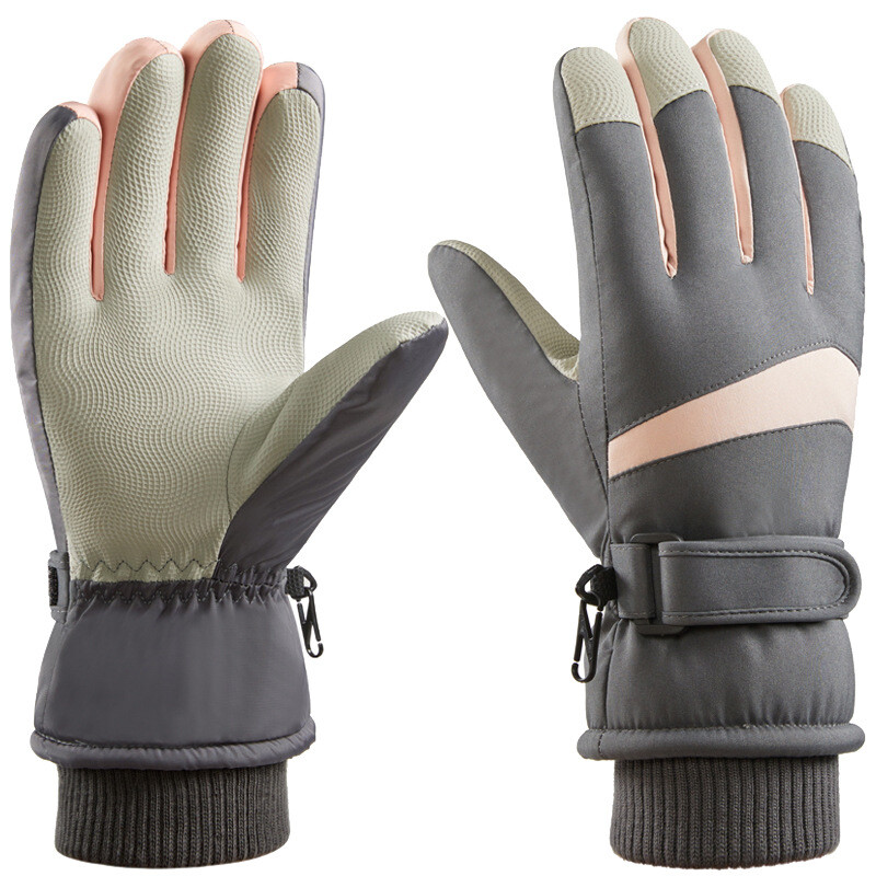 Winter Gloves Touchscreen Warm Running Gloves for Work Riding Driving-image