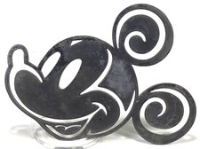 9.5" Disney Mickey Mouse Kitchen Trivet Aluminum Metal Hot Plate Holder