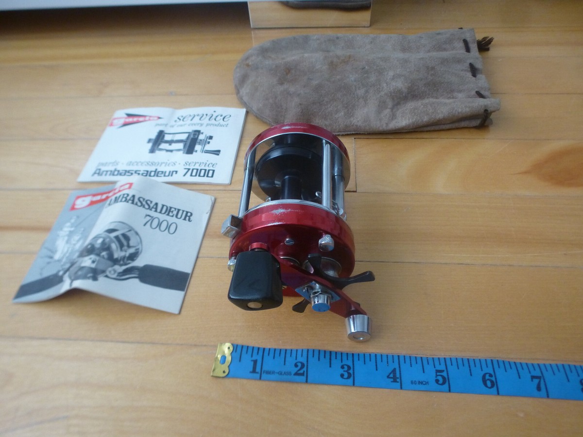 Fishing Reel Abu Ambassadeur 7000 Sweden, Very Nice Cond