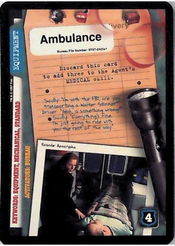 X-Files CCG Ambulance XF97-425x1 - Picture 2 of 2