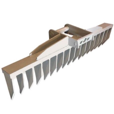 Roderechen MS03 Wurzelreche Feinwurzelschneide Minibagger Rechen Breite 100cm