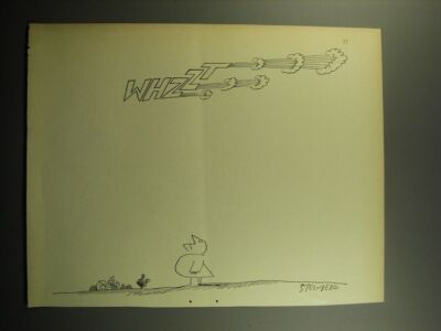 1960 Cartoon by Saul Steinberg - Whzzt