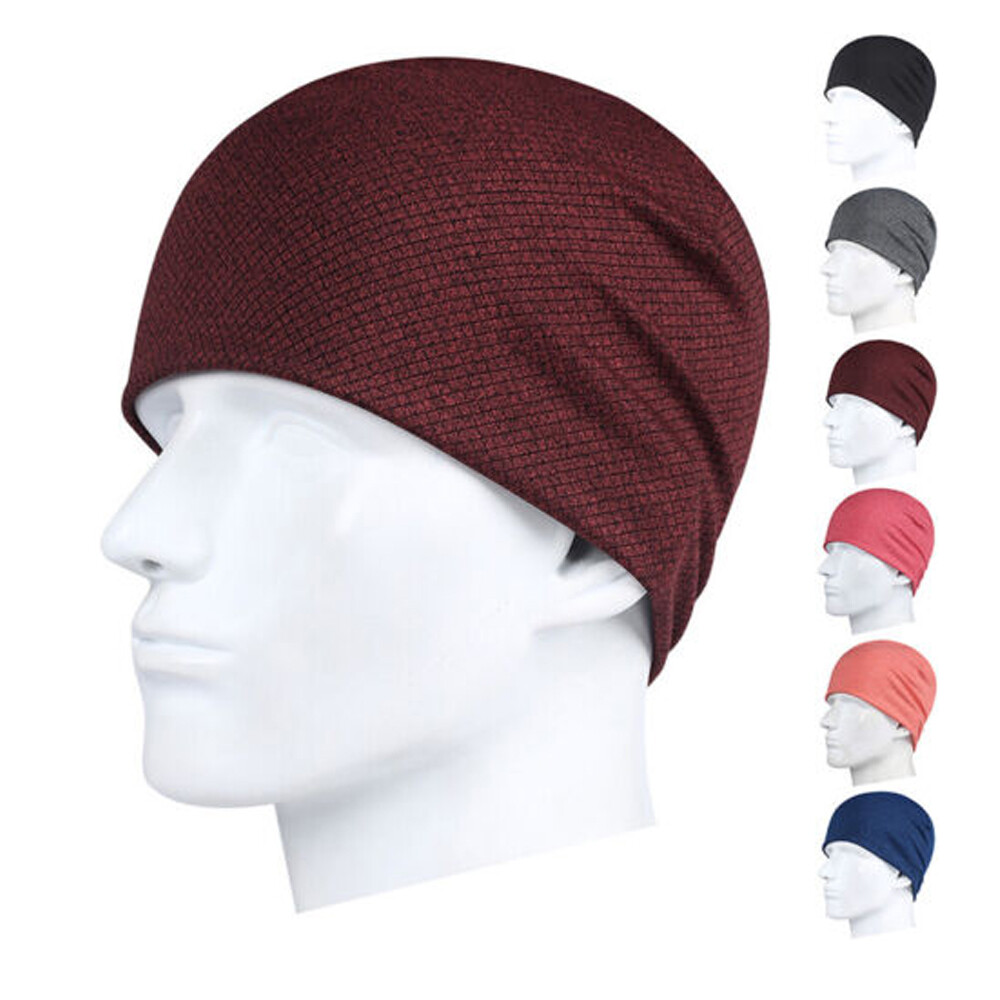 Windproof Skull Cap Helmet Liner Winter Run Ski Cycling Beanie Hat for Men Women eBay