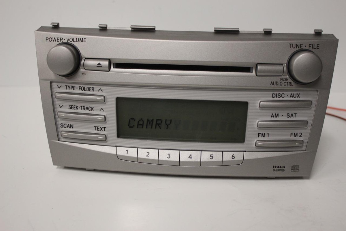 2010-2011 TOYOTA CAMRY 11846 RADIO STEREO MP3 CD PLAYER 86120