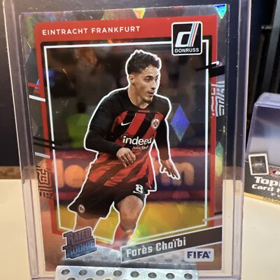 2024 Panini Donruss FIFA Diamond Holo #197 Fares Chaibi Rated Rookie RC