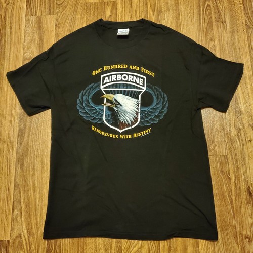 Y2K 101st Airborne Shirt Division Men Large Rendezvous With Destiny 2003 New - 第 1/7 張圖片