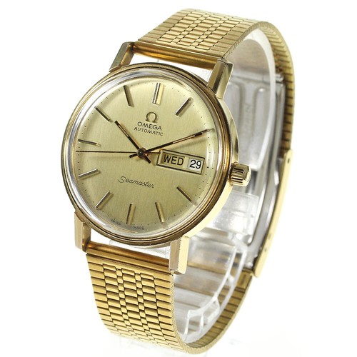 mens gold omega watch