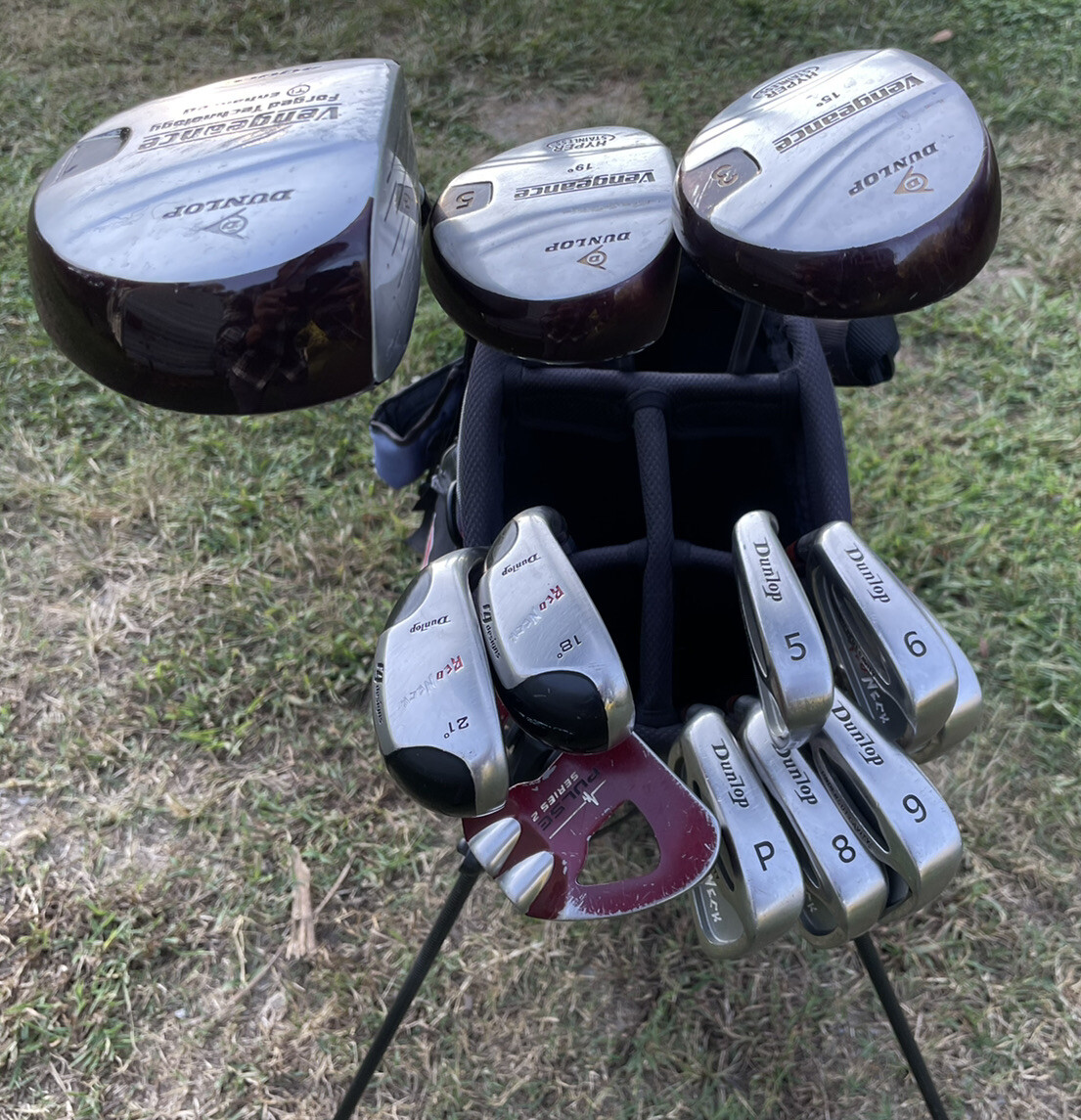 Ole Miss Rebels Men’s Lh Golf Club Full Complete Set w Bag LEFT HANDED