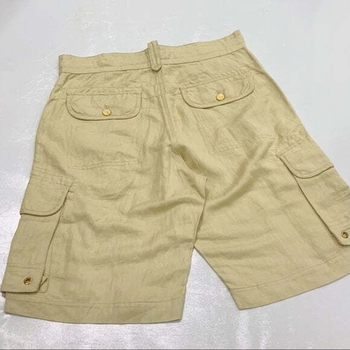 Men's Parish Light Khaki Casual Cargo Shorts NWT - Picture 3 of 4