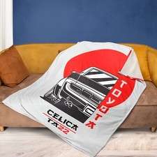 Vintage Style Toyota Celica TA22 Art Japan Ultra-Soft Micro Fleece Blanket