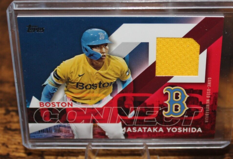2024 Topps Series 2 City Connect Swatch Masataka Yoshida #CC2-MY Game-Used Memorabilia