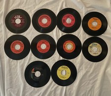 Lot Of 10 45rpm Records Country
