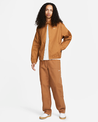 Mens Size M Nike SB Lightweight Skate Jacket Ale Brown DQ6334 270