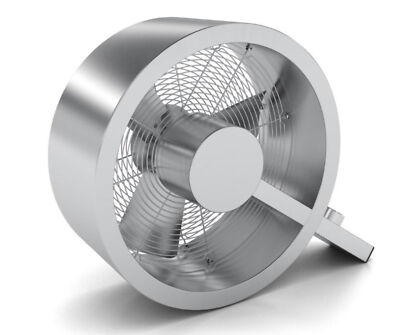 Floor Fan Desk Fan Stadler Form Q Metal Silver To- 40 M ²