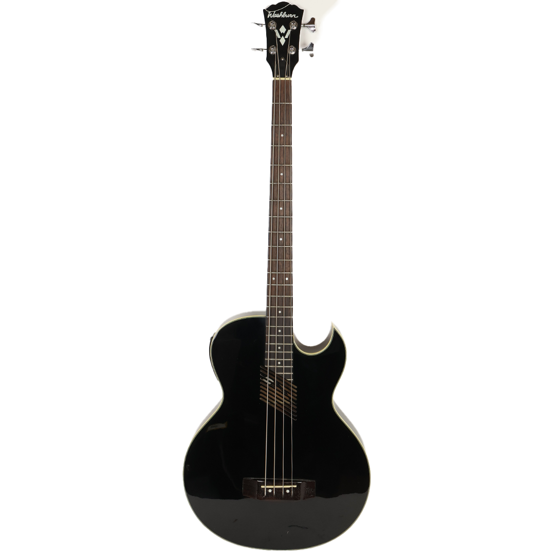 Washburn Model AB-10/BK Acoustic Bass Guitar w/Washburn Pickup