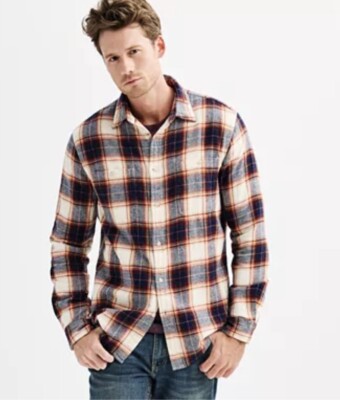 Men's Sonoma Goods For Life Flannel Button-Down Shirt Size S