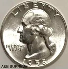 1958 Washington Quarter From OBW Roll Estate CHOICE-GEM Bu Unc. 90% Silver