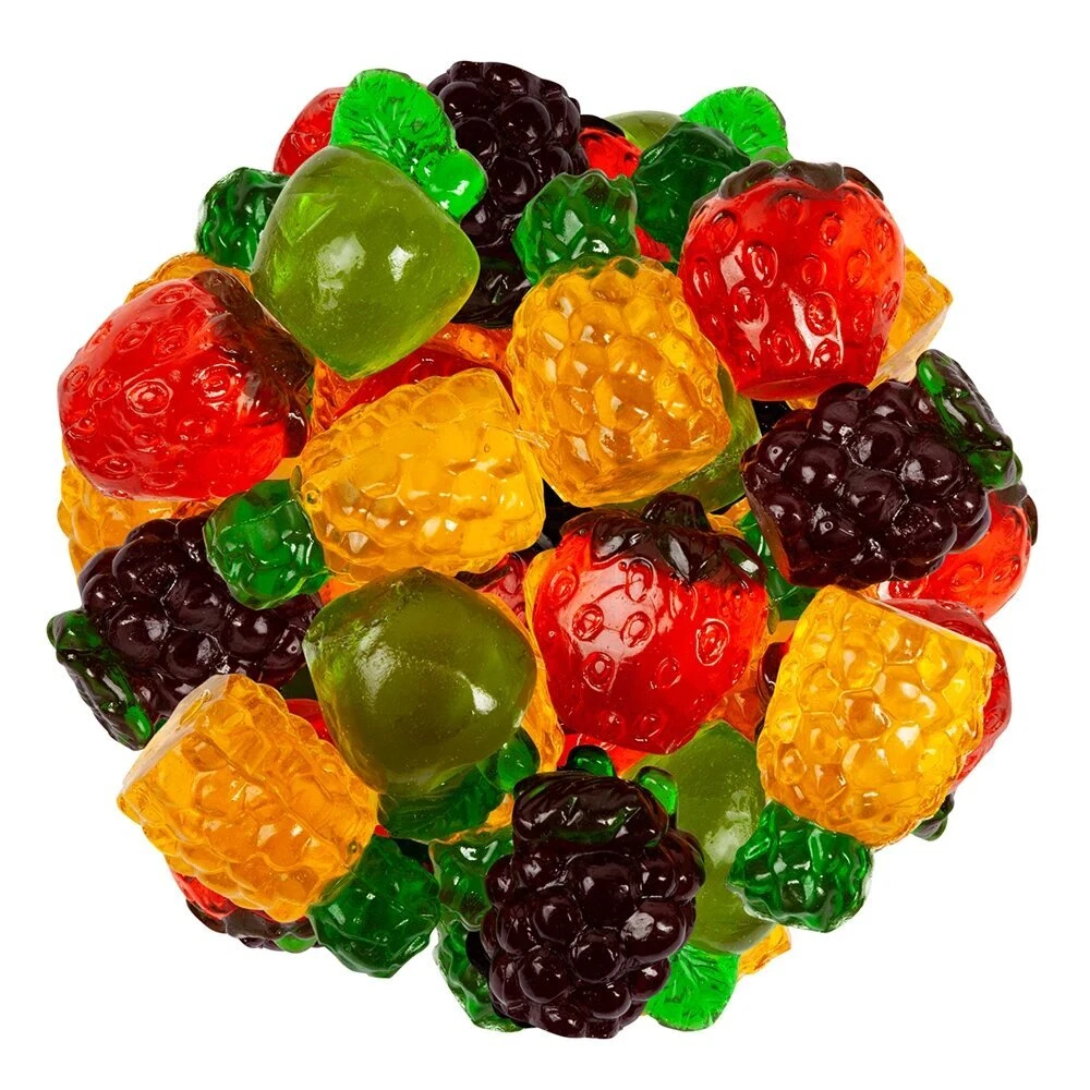 Gummies Soft Gummy Candies 3D Fruit Mix Shape Premium FREE SHIP - Picture 1 of 3