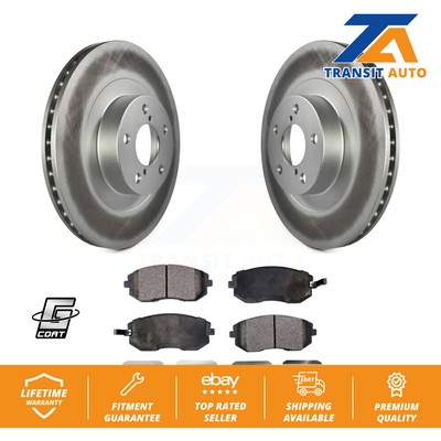 Front Coat Brake Rotors Ceramic Pad Kit For Subaru Forester Impreza