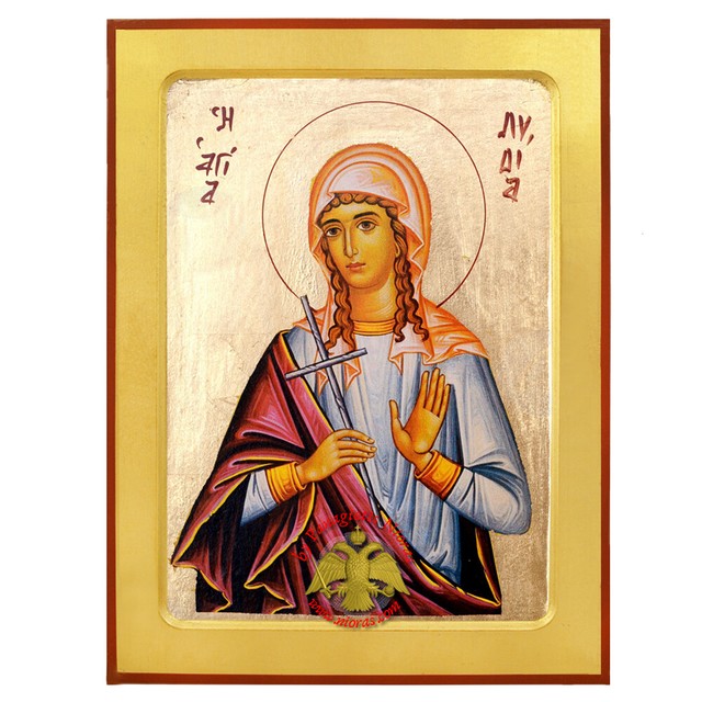 Orthodox Icon Saint Lydia The Martyr Orthodoxe Ikone Heilige Märtyrerin