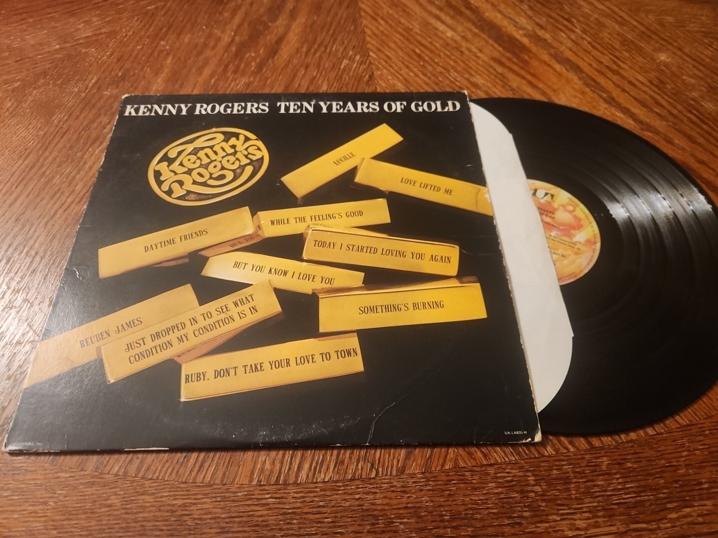 Kenny Rogers- Ten Years Of Gold Greatest Hits UA-LA835-H Vinyl 12” Play Tested