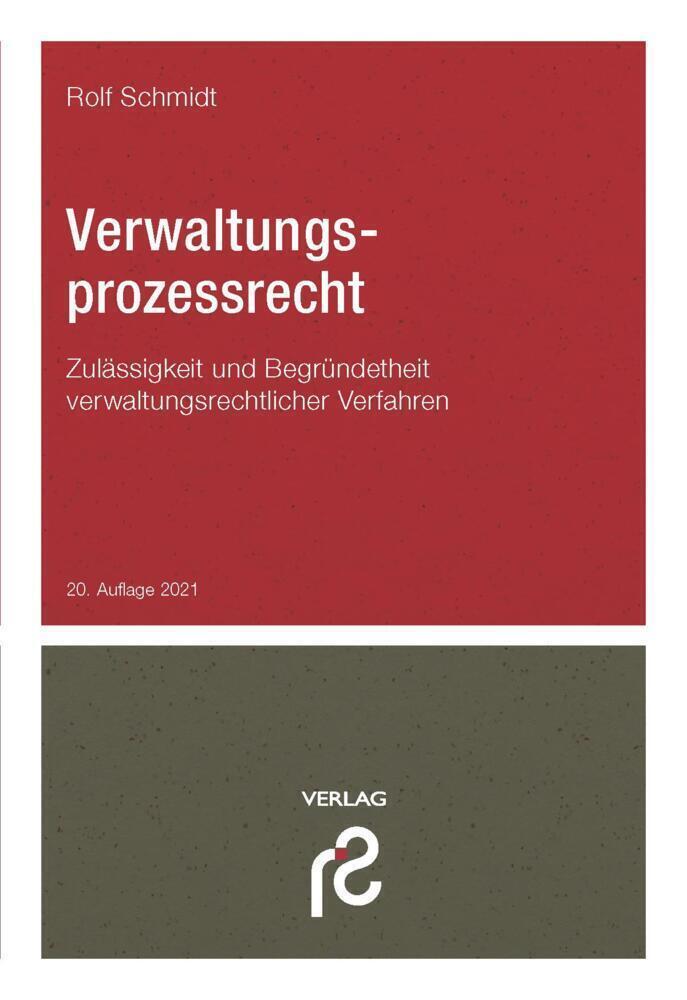Thumbnail - Rolf Schmidt | Verwaltungsprozessrecht | Buch | Deutsch (2021)