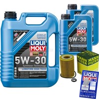 Mann Inspektionspaket 7L Liqui Moly Longtime 5W-30 FüR Honda CR-V 2.2I-Dtec 4WD