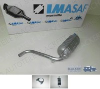 Imasaf ESD Auspuff Endtopf für Fiat 238-SERIE 1.4, EndschalldäMpfer
