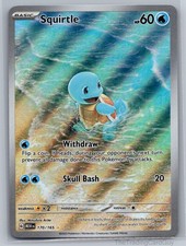 Squirtle Illustration Rare SV: Scarlet & Violet 151 Holo 170/165 NM on eBay