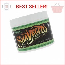 Suavecito Pomade Matte No Shine Formula 4 oz, 1 Pack - Medium Hold Hair Pomade