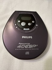Philips 40ESP  Portable CD Player AZ9143/17 w/ Case  Accessories