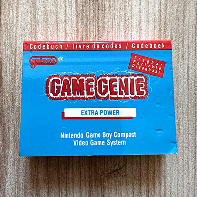 Galoob Game Genie Codebuch Extra Power für Nintendo Game Boy