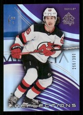 2020-21 Upper Deck Triple Dimensions Reflections Amethyst Jack Hughes 266/300